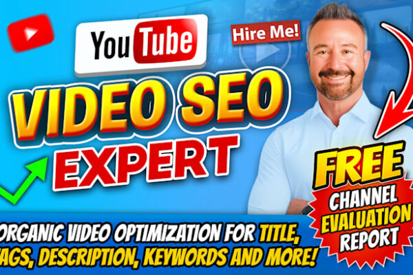 I will do best youtube video SEO expert optimization and channel growth manager